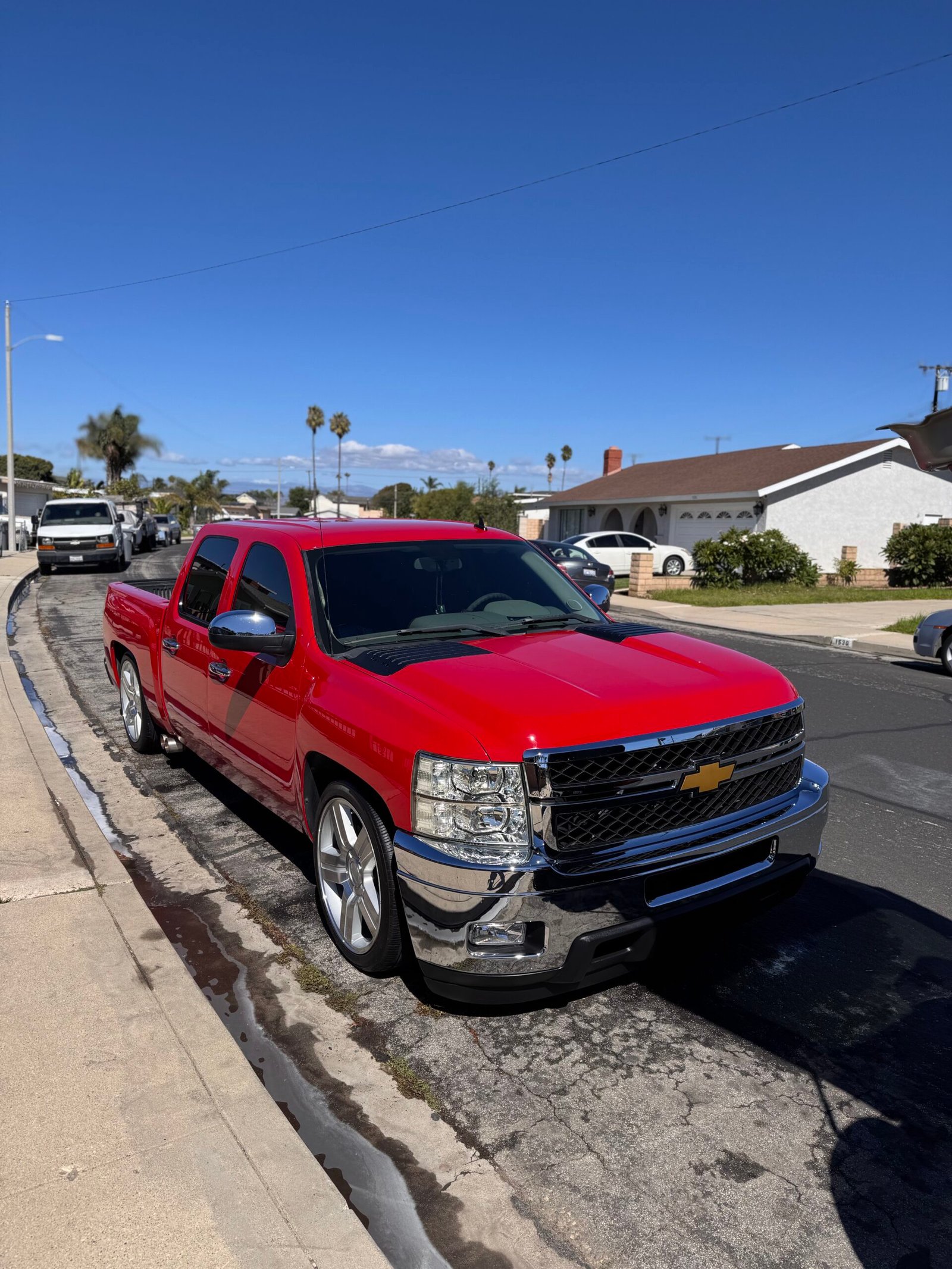 Beautiful silver sports car after detailing